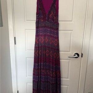 Chic Multicolor Maxi Dress